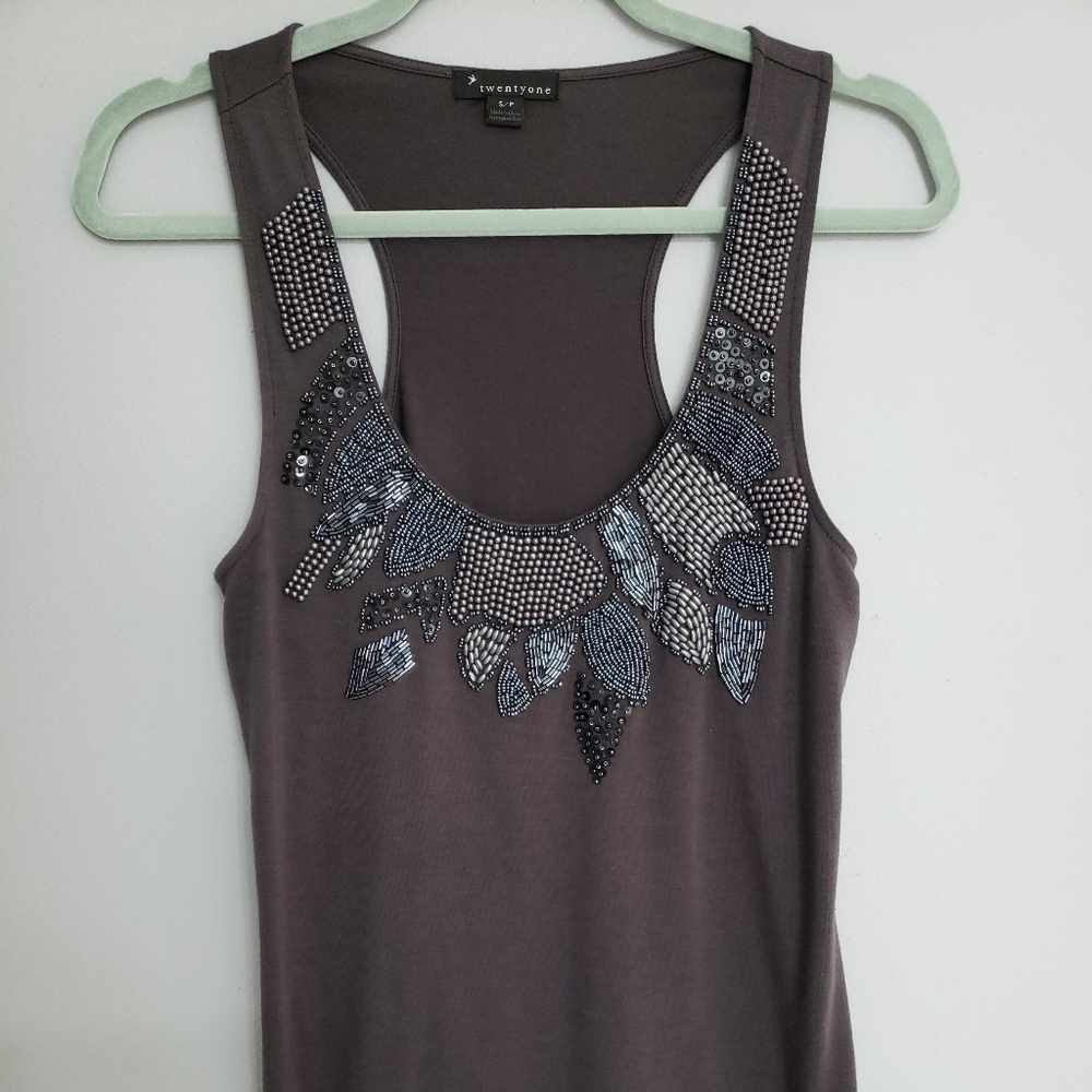 Forever21 Embellished Tank